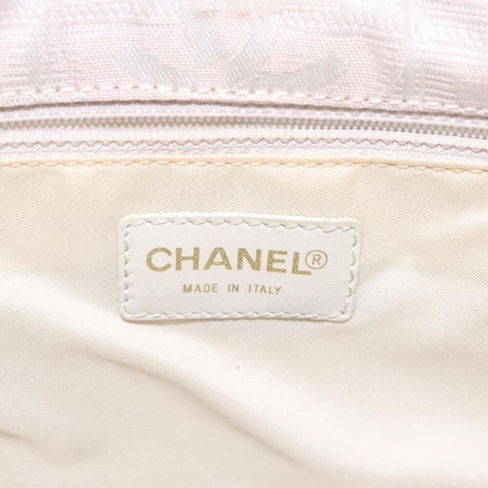 Chanel Travel Line Pink Nylon Handbag (Pre-Owned) - Picture 12 of 16